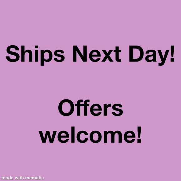 Tallia Navy Lavender Geometric Print Button Down Shirt Size Large 16.5" Classic - Picture 9 of 9